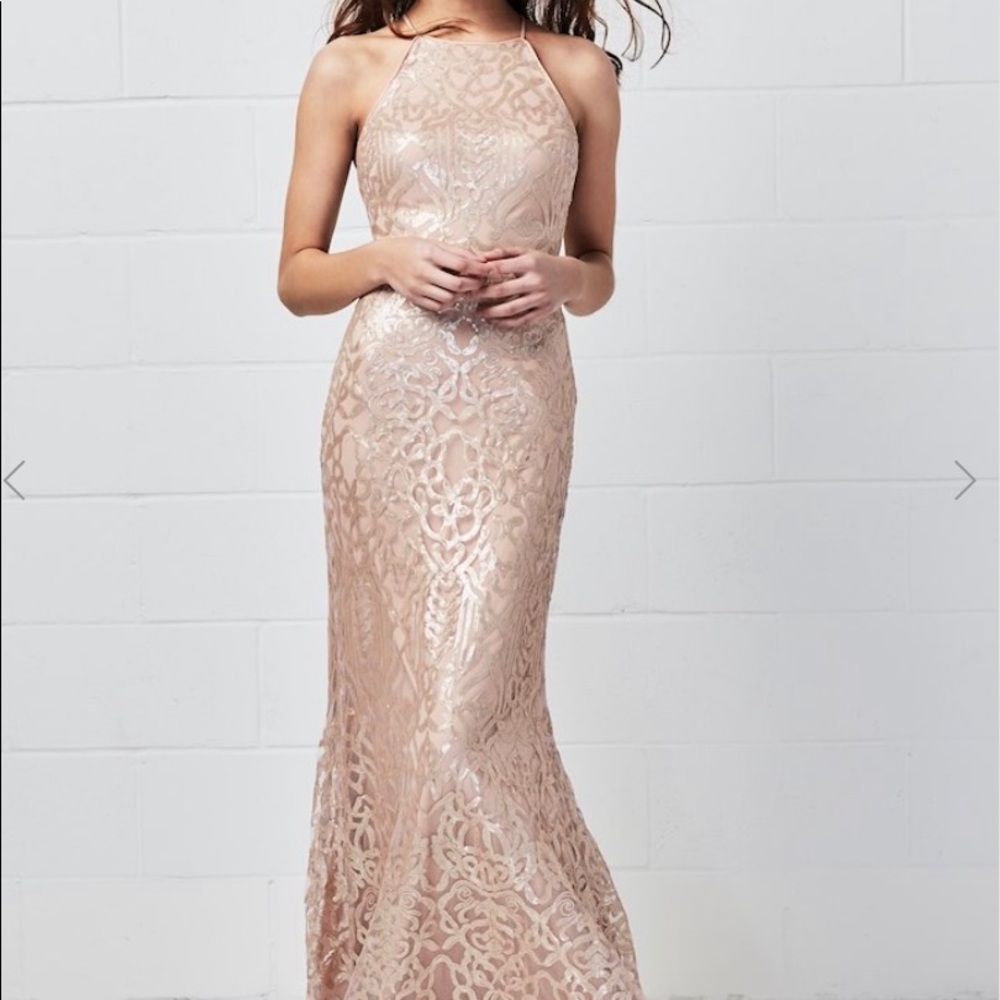 Wtoo 651 Latte bridesmaid dress - UNWORN WITH TAGS